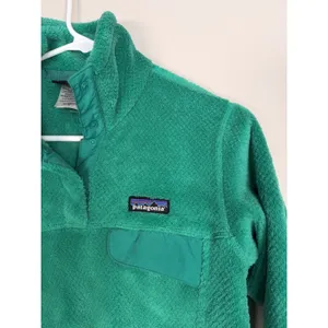 Patagonia Womens Re-Tool Snap-T‎ Fleece Pullover Teal Green 25442 Small thumbnail 6