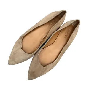 J. Crew Light Brown Leather‎ Pointed Toe Flats 7.5 thumbnail 1