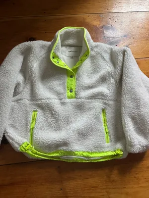 American Eagle Fuzzy Half Zip thumbnail 4