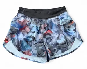 Lululemon Fast and Free Reflective High-Rise Classic-Fit floral Short 3" thumbnail 1