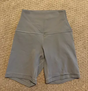 Lululemon Biker Shorts 6" light grey  thumbnail 1