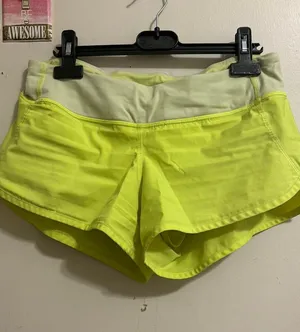 Lululemon neon shorts thumbnail 1