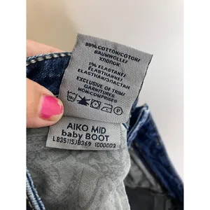 Silver Jeans Aiko Straight Leg Womens 29 Dark Wash Good Stretch Denim Distressed thumbnail 10