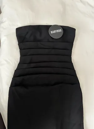 Babyboo Maxi Dress Black thumbnail 2