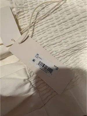 Altar'd State white cotton mini dress thumbnail 4