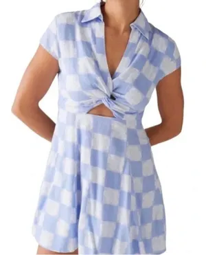 Urban Outfitters Dress Mini Blue thumbnail 1