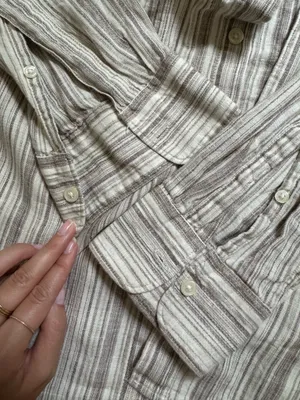 Abercrombie and Fitch Linen Button Up thumbnail 5