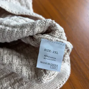 Cozy Cardigan 2XL Cream Waffle Knit Button Front Chic Coastal Grandma Sweater thumbnail 8