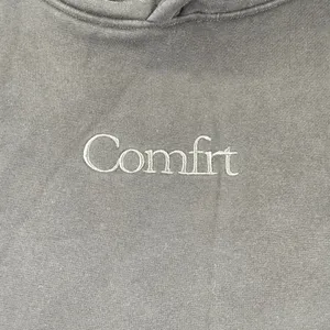 Comfrt Good Days Ahead Black Embroidered Logo Pullover Hoodie Womens XS RN170537 thumbnail 3