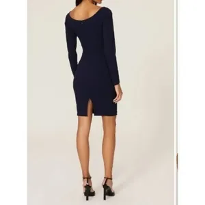 Dress The Population‎ Jade Navy Blue Cutout Twist Front Mini Dress XXS thumbnail 14