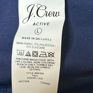 J.Crew Active Skort Navy Blue Athletic‎ Tennis Golf Skirt Large thumbnail 6