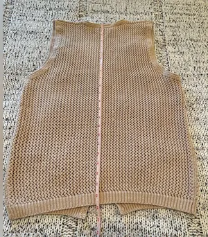 Jantzen Classics Vintage Boho Knit Floral Sweater Vest Women’s Size M EUC thumbnail 4