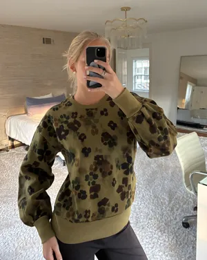 Anthropologie Scotch & Soda Forest Floral Sweatshirt thumbnail 1