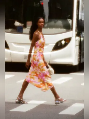 Anthropologie Bardot Andy One-Shoulder Asymmetrical Slip Dress Eurosummer thumbnail 2