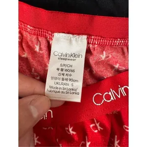 Calvin Klein red pajama pants size small thumbnail 3