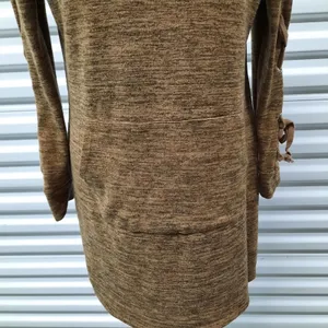 Tacera Womens Knit Sweater Dress Size Small Brown Coastal Cowgirl Fall Boho Chic thumbnail 8