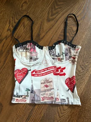 Edikted Hopeless Romantic Mesh Tube Top thumbnail 2