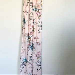 NWT LAVENDER BROWN Pink Racerback Wrap Maxi Dress Small thumbnail 9
