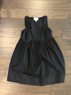 Tuckernuck Pomander Place Black Porto Square Neck Mini Dress Sz S thumbnail 7