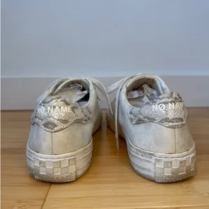 No Name Women's Arcade Metallic Lace Up Sneakers White Silver Size 9 / 40 thumbnail 6