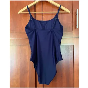 Quince Italian Cami One Piece Swimsuit Deep Navy Blue Size Medium NEW thumbnail 4
