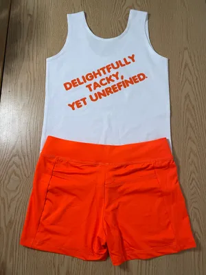 New Hooters girl Uniform tank and shorts Outfit size Small thumbnail 2