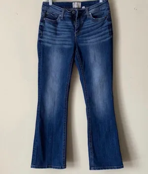 BKE Boot Cut Mid Rise Jeans  thumbnail 1