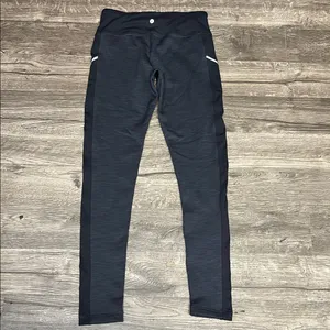 90 Degrees by Reflex Charcoal and Black Leggings thumbnail 4