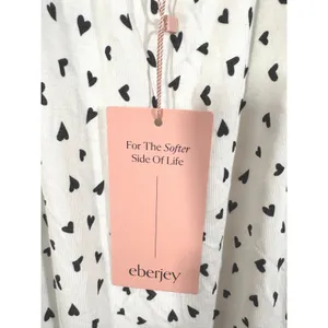 Eberjey Gisele Heart to Heart Printed Camisole Shorts Pajama Set XL CU1141NS thumbnail 3