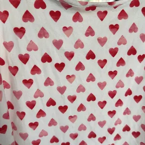 Jessica Simpson Pj Red Heart Valentine Lace Top Size Large thumbnail 2