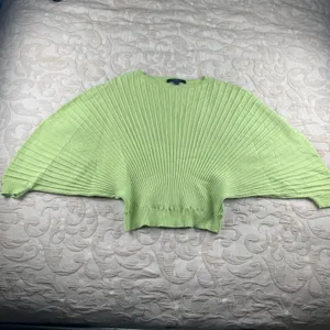 Marc New York Andrew Marc Lime Green Ribbed Dolman Sleeve Sweater‎ Small thumbnail 2