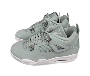 Nike Air Jordan 4 Retro Seafoam Green Metallic Silver Sz 11.5 W / 10 M NEW thumbnail 1