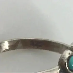 925 STERLING SILVER BEADED FLOWER ADJUSTABLE OPEN TOE RING SIZE XS Green thumbnail 11