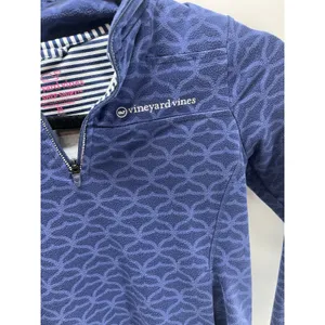Girls M 10-12 VINEYARD VINES PRINTED SANKATY SHEP SHIRT Blue Heavy‎ thumbnail 2