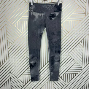 Alo Yoga Leggings Airbrush Tie Dye Abstract Print Stretch Skinny Gray Size‎ XS thumbnail 3