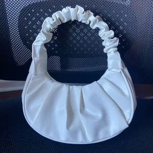 SheIn White Ruched Mini Purse thumbnail 2