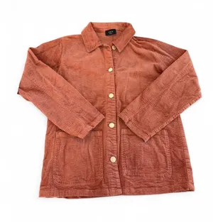 VICI Rust Orange Corduroy Chore Shacket thumbnail 1