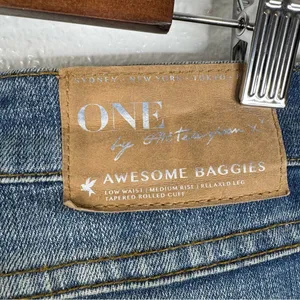 One x One Teaspoon Awesome‎ Baggies Low Waist Mid Rise Relaxed Leg Jeans Size 30 thumbnail 3