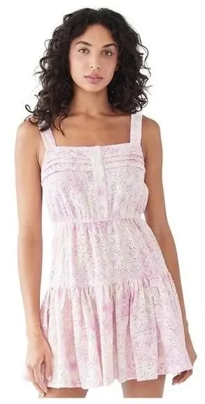 Sundress‎ Marta Dress in Eyelet Tie and Dye Size Small thumbnail 1