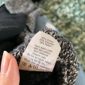 Madewell Chronicle Texture Pullover Sweater Colorblock S Black Gray thumbnail 11
