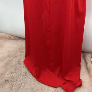 Lulu’s red maxi hi lo spaghetti strap dress thumbnail 7