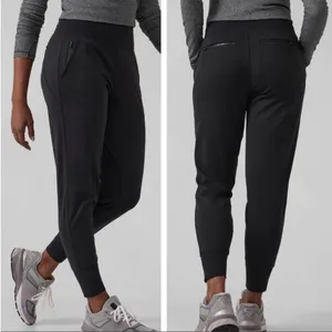 Athleta Venice high rise jogger pants black small thumbnail 3
