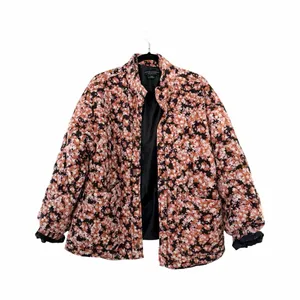 SANCTUARY Floral Quilted Puffer Jacket Sz XL thumbnail 2