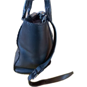 Prada Galleria Medium Satchel Tote Bag Black Double Zip Twin Pockets‎ thumbnail 2