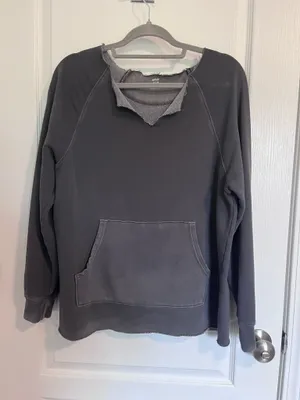 Aerie Off-The-Shoulder Crewneck Oversized thumbnail 1