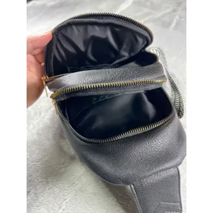 Black Monogram G Mini Backpack Sling Bag Hidden Zipper Compact Travel Pack Chic thumbnail 6