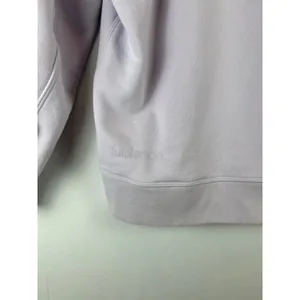 Lululemon Perfectly Oversized Crewneck Sweatshirt Lavender‎ Purple Cotton Size 0 thumbnail 7