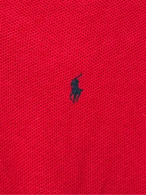 Ralph Lauren Polo Sweater Vest Size L/XL Women’s Large XL Red Knit Cotton thumbnail 5