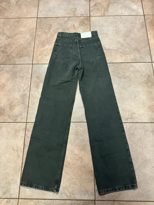 Dr Denim Black High Wide Leg Jeans thumbnail 5