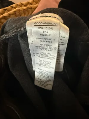 Good American Fit For Success Coveralls Jumpsuit Charcoal Black Denim Size 2 thumbnail 8